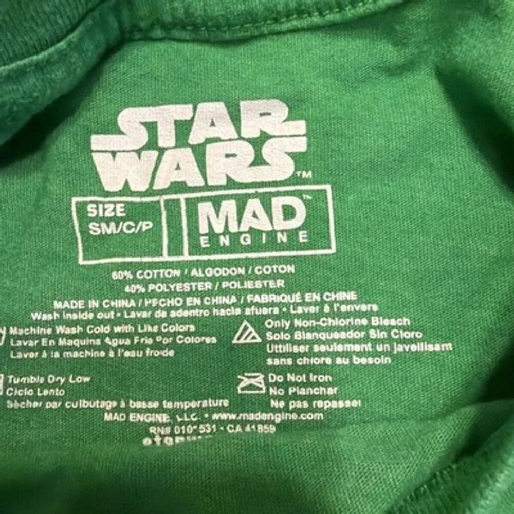 Star Wars Baby Yoda T-Shirt Small Mandalorian Joy To The Galaxy S